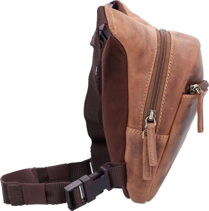Image du produit Greenburry Sac banane Vintage Biker en cuir 20 cm
