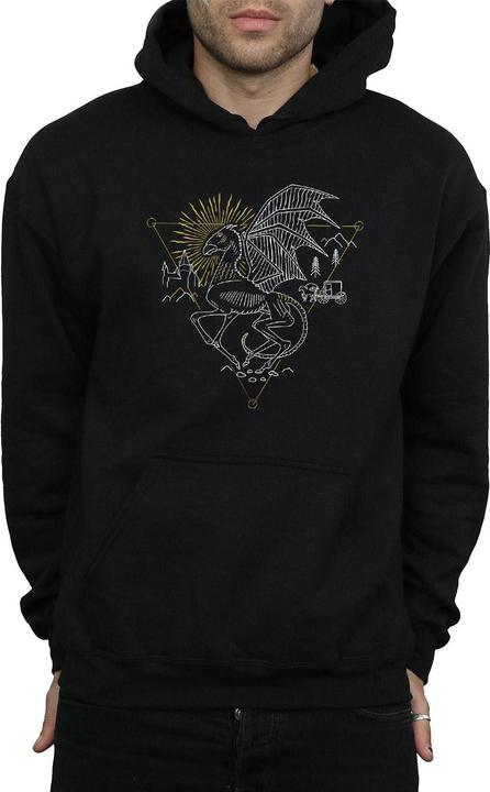 Thestral Line Art Kapuzenpullover (3XL)
