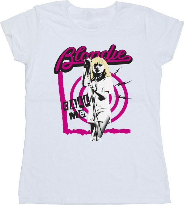 Actual product image Blondie Womens/Ladies Call Me Cotton T-Shirt (L)
