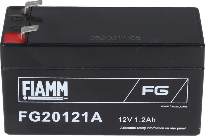 Image du produit Fiamm FG20121A 12V 1,2Ah Dimensions 97,0 x 42 x 59,0 mm, contacts Faston de 4,8mm (12 V, 1.20 Ah)