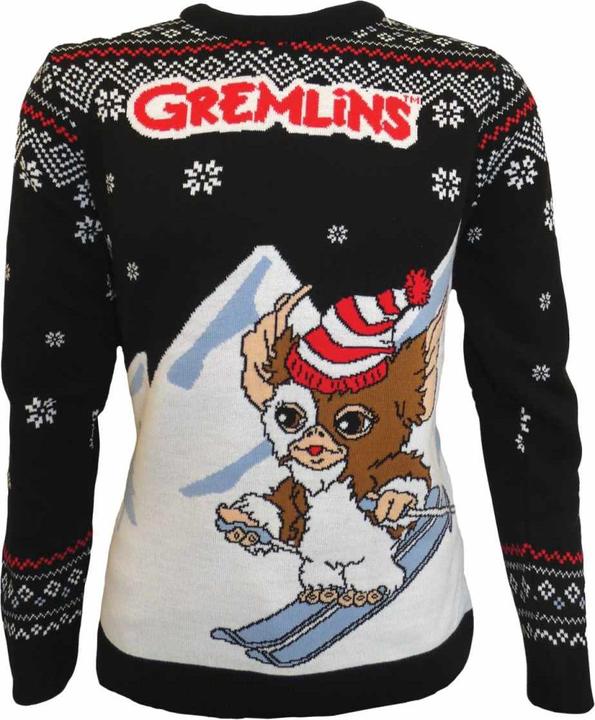 Actual product image Gremlins Unisex Adult Gizmo Popcorn Knitted Sweatshirt (XL)