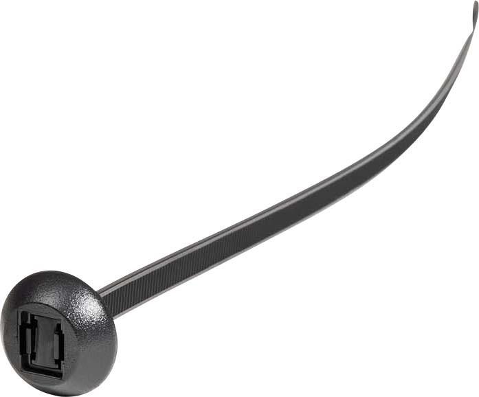 Produktbild HellermannTyton Kabelbinder schwarz 375 mm x 7.6 mm 250 Stück (Kunststoffkabelbinder, 375 mm, 250 Stk.)