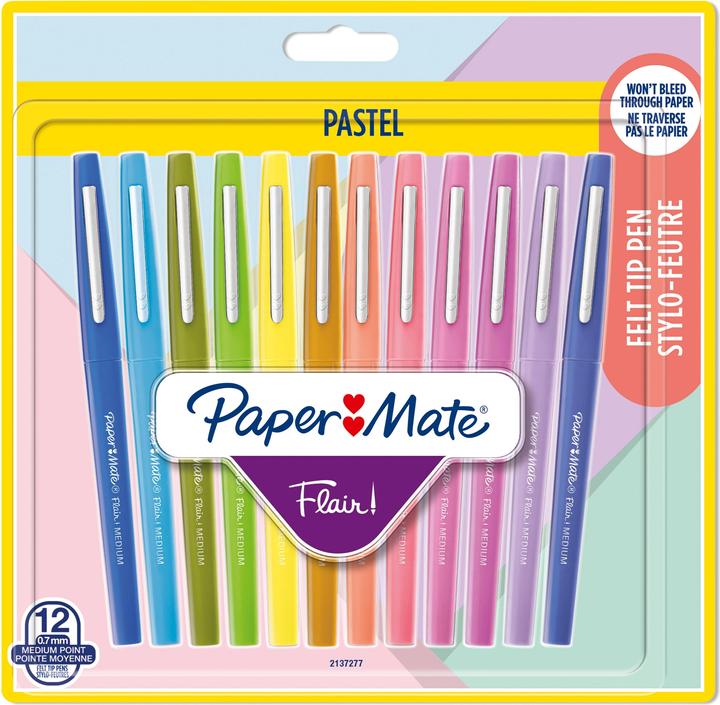 Produktbild Paper Mate Flair! (Mehrfarbig, Coral, 12 x)
