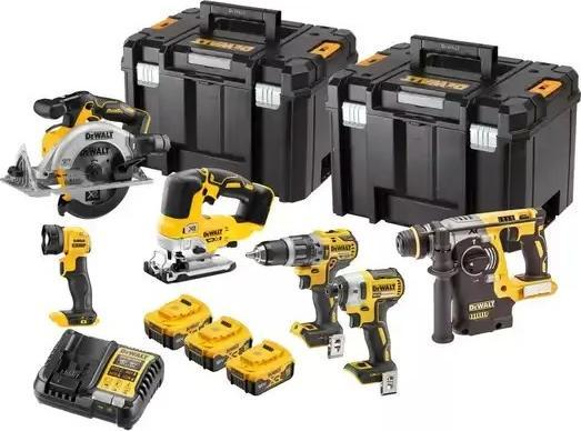 Immagine prodotto DeWalt 18V DCK690P3T COMBO KIT (DCD796 + DCF887 + DCS565 + DCH273 + DCS334 + DCL040) 3x5 0Ah 2x TST