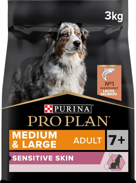 Actual product image Pro Plan Dog Medium & Large Adult 7+ Salmon (Adult, 1 pcs., 3000 g)
