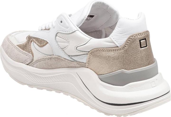 Produktbild D.a.t.e. D.a.t.e fuga sneakers in nylon and suede color white/platinum (37)