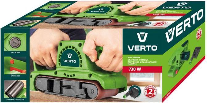 Produktbild Verto 707 Tragbares Schleifgerät Bandschleifmaschine (Bandschleifer, 730 W)