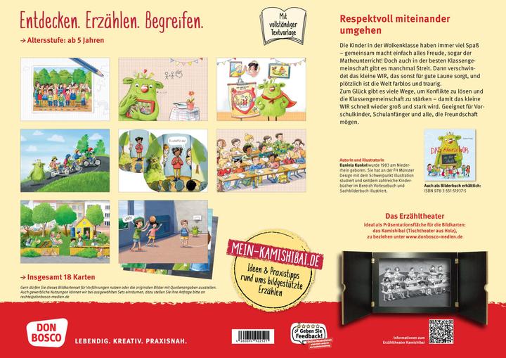 Actual product image Das kleine WIR in der Schule. Kamishibai Bildkartenset (German, Daniela Kunkel, 2024)