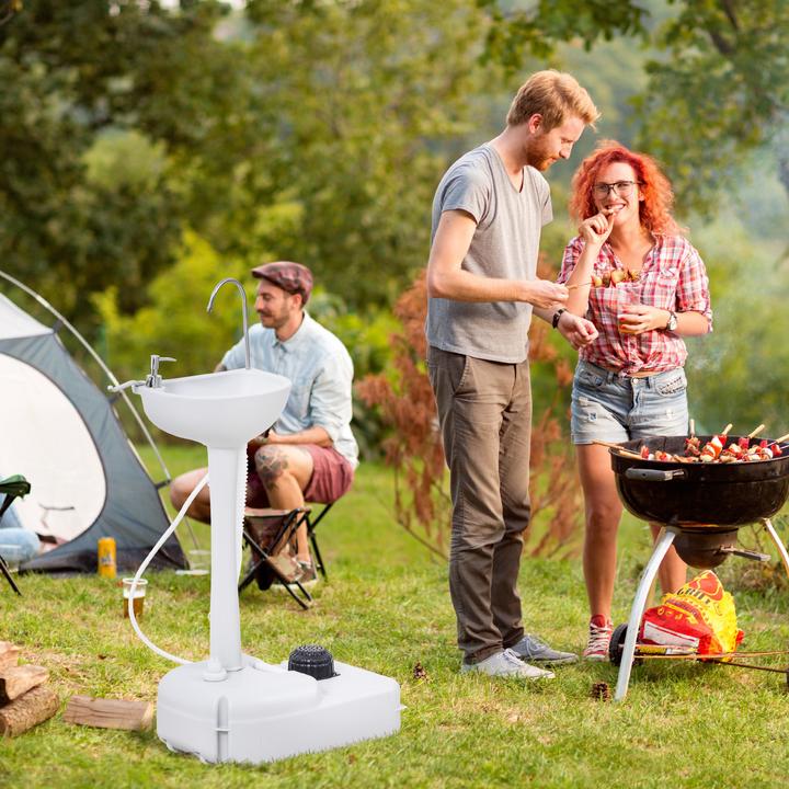 Produktbild Outsunny Camping Waschbecken mit Abwassertank
