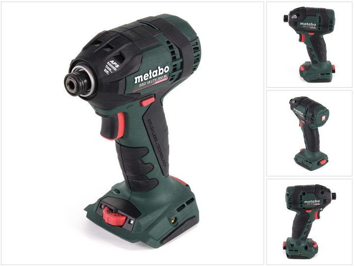 Produktbild Metabo Akku-Schlagschrauber SSD 18 LTX 200 BL (Akkubetrieb)
