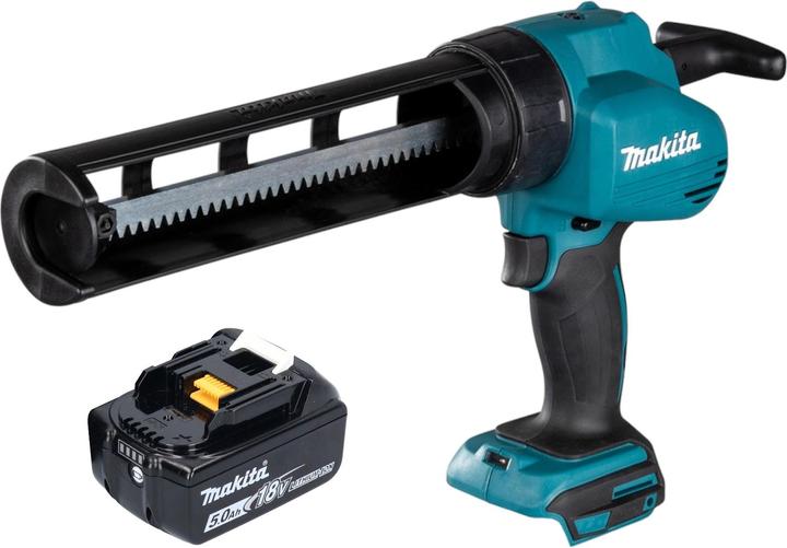 Produktbild Makita DCG 180 T1 Akku Kartuschenpistole 18 V + 1x Akku 5,0 Ah - ohne Ladegerät