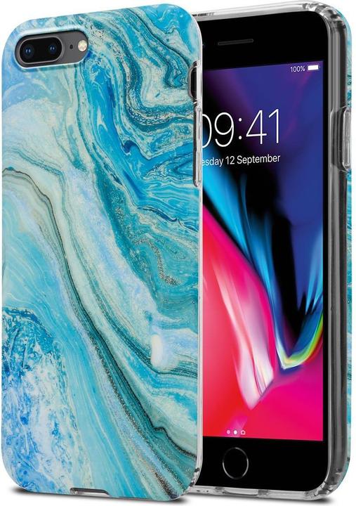 Actual product image Cadorabo IMD TPU Colorful Marble Cover (Apple iPhone 7 Plus, Apple iPhone 7s Plus)