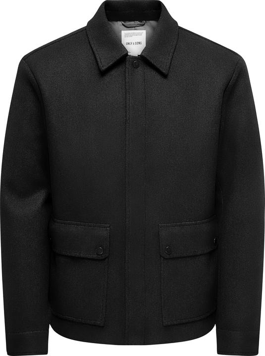 Only & Sons Fly-Away Kragen Ärmelbündchen mit Knopf Jacke Jacke