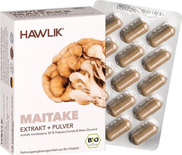 Immagine prodotto Hawlik Estratto di maitake + capsula di polvere (60 Pezzo/i, Pillole, 57 g)