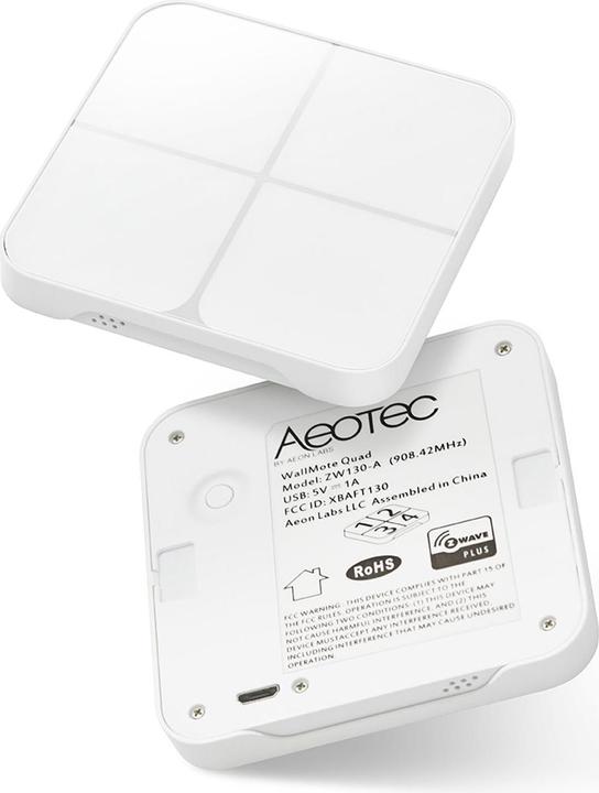 Productafbeelding Aeotec Z-Wave WallMote Quad