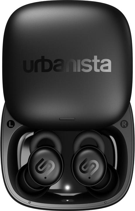 Immagine prodotto Urbanista True Wireless In-Ear-Kopfhörer Porto Schwarz (Nessuna soppressione del rumore, 27 h, Senza fili)