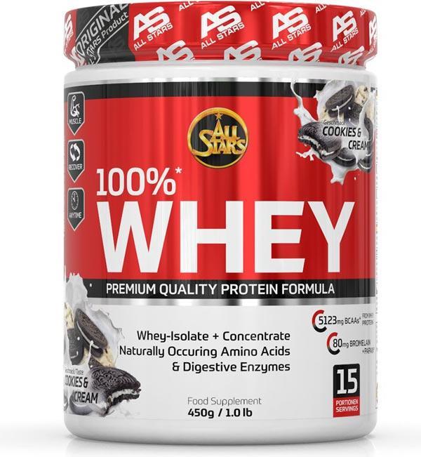 Actual product image All Stars 100% Whey (Cookies & Cream, 1 pcs., 400 g)