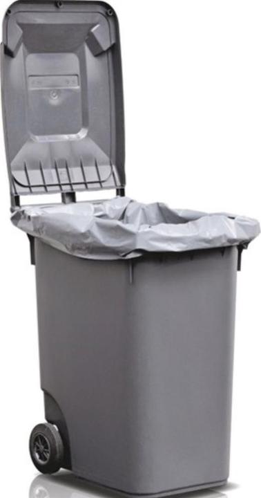 HP Autozubehör Sacco di plastica 240 l LD-PE grigio 100 µm L650/550xL1350mm (50 x, 240 l)