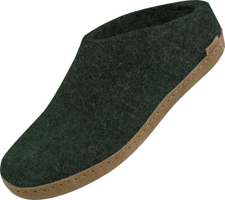 Image du produit Glerups Pantoufles à semelle de cuir (36)