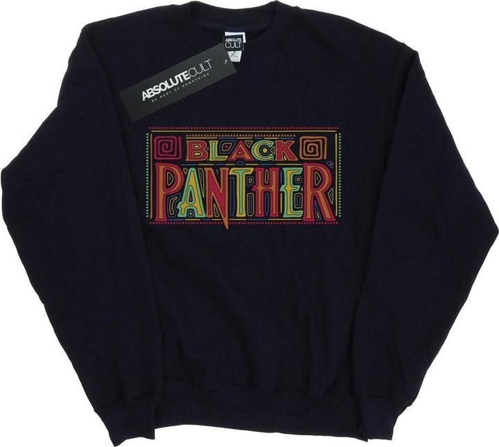 Image du produit - Sweat BLACK PANTHER TRIBAL LOGO - Garçon (152, 158)