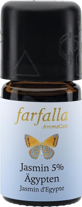 Farfalla Olio essenziale al gelsomino Egitto 5% (95% Alk.) Assoluto (5ml)
