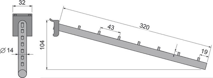 Image du produit OK-Line Bras de suspension Wall System