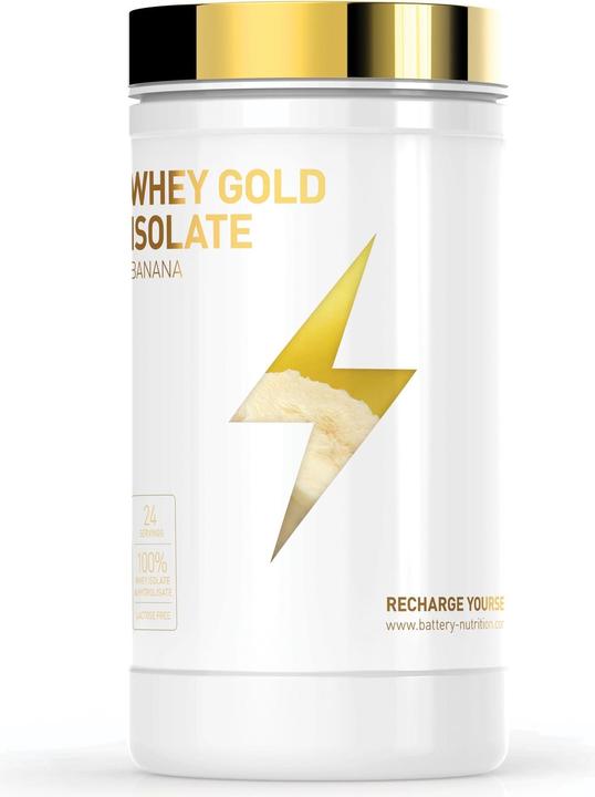 Produktbild Battery Nutrition Whey Gold Isolate (Banane, 1 Stk., 600 g)