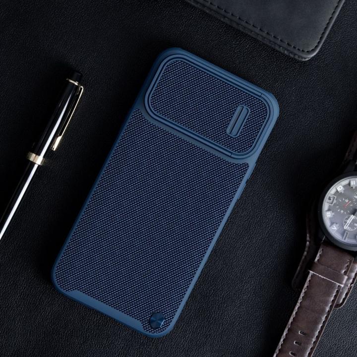 Immagine prodotto Nillkin Custodia S testurizzata iPhone 14 Pro Max cover con fotocamera nera (Apple iPhone 14 Pro Max)