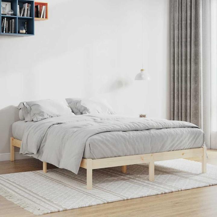 Produktbild VidaXL Bett ohne Matratze Kiefer (193 x 203 cm)