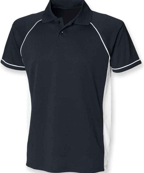 Finden & Hales Poloshirt Kontrasteinsatz