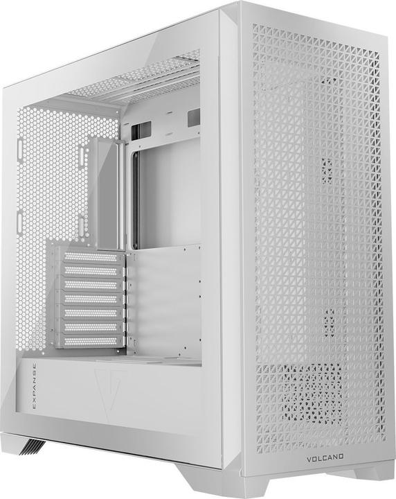 Actual product image Modecom Computer case VOLCANO EXPANSE T MIDI White (mATX, Mini-ITX)