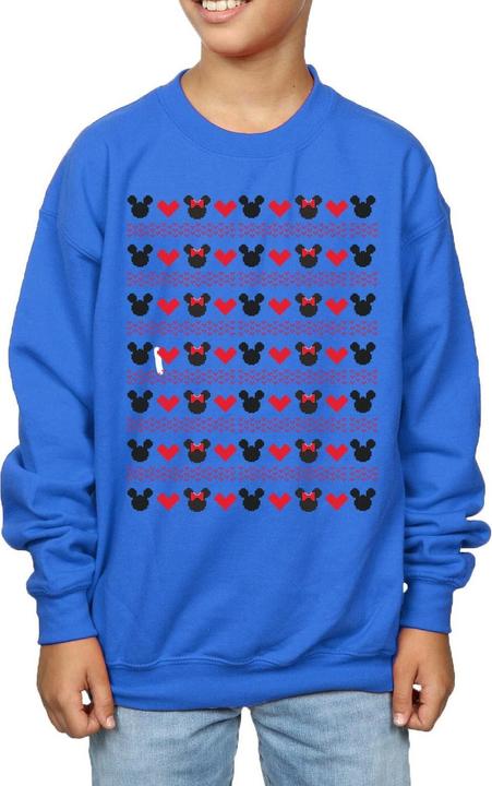 Immagine prodotto Disney Mickey And Minnie Christmas Hearts Felpa Ragazzi (140, 146)