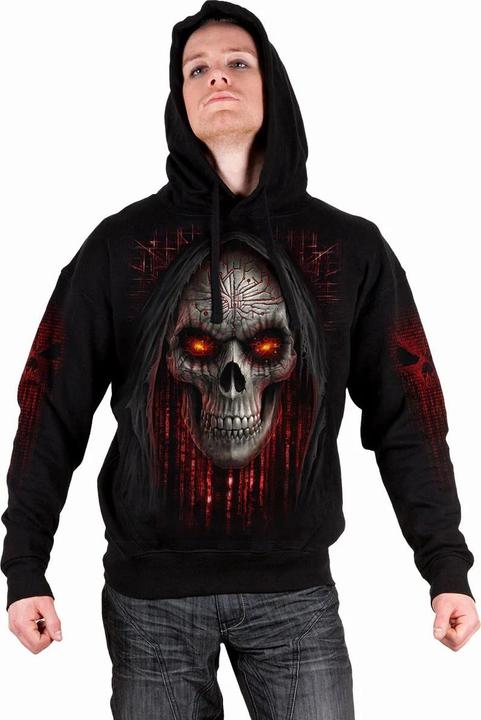 Actual product image Spiral Unisex Adult Cyber Death Hoodie (S)