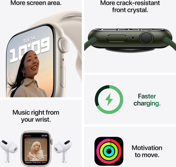 Actual product image Apple Watch Series 7 (45 mm, WLAN only)