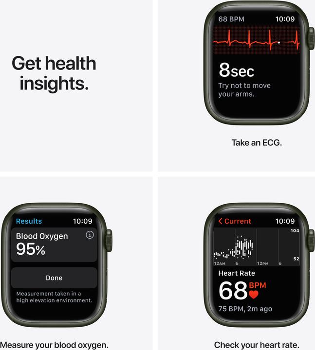 Actual product image Apple Watch Series 7 (41 mm, WLAN only)