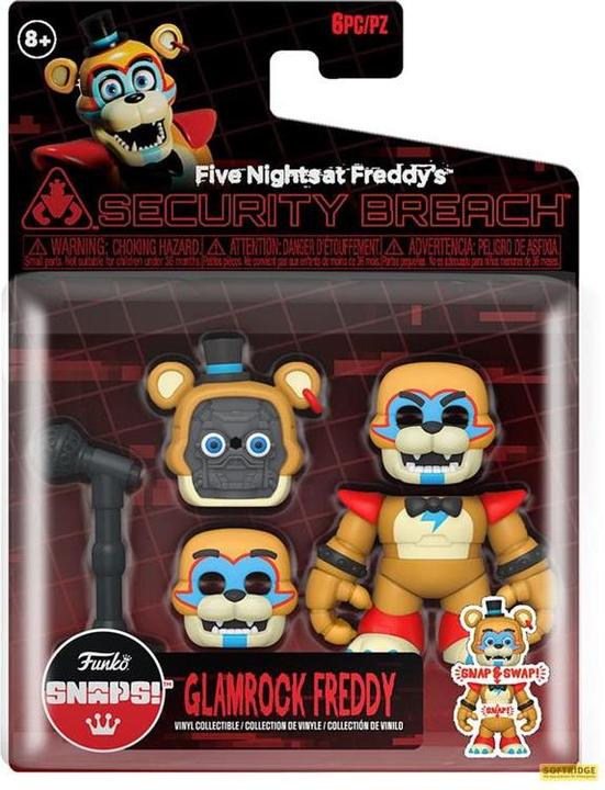 Produktbild Funko Five Nights at Freddy's Snap Actionfigur Glamrock Freddy 9 cm