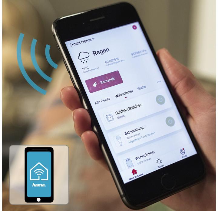 Actual product image Hama Smart Home alarm siren