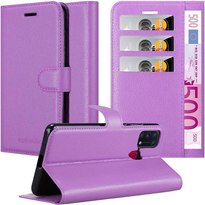 Actual product image Cadorabo Book with stand function cover (Samsung Galaxy M31)