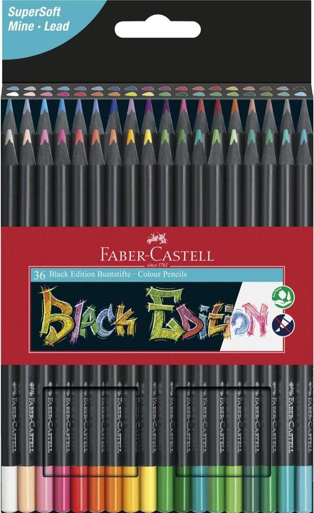 Immagine prodotto Faber-Castell edizione nera (Multicolore, 36 x)