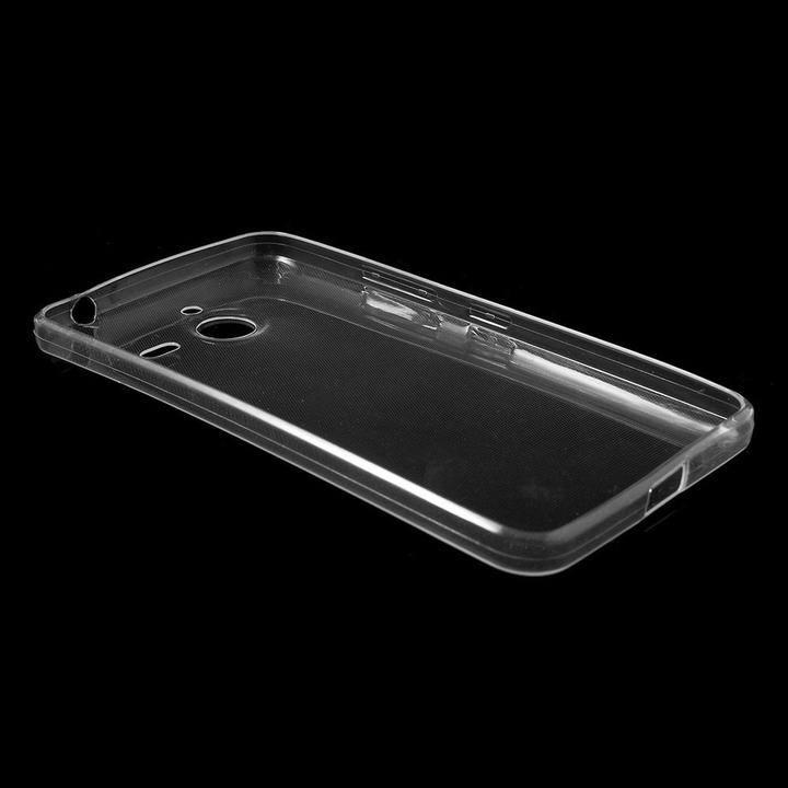 Actual product image König Design Microsoft Lumia 640 XL Sleeve Transparent Silicone Case Clear Mobile Phone Cover (Microsoft Lumia 640 XL)
