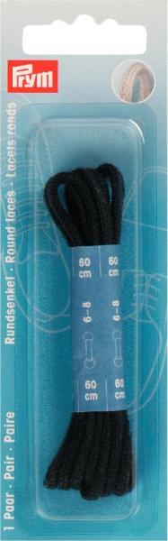 Produktbild Prym Rundsenkel 3 x 600 mm schwarz (60 cm)