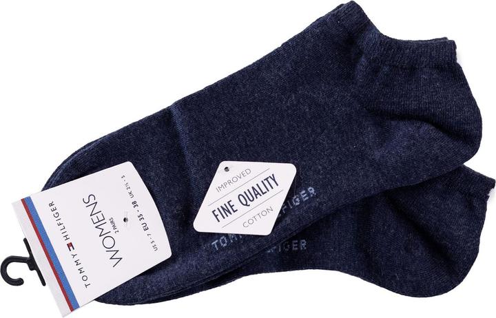 Produktbild Tommy Hilfiger Damen Th Women Sneaker 2p Socken, Jeans, 39-42 EU (39 - 42)