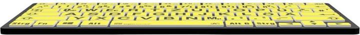 Produktbild Logickeyboard XL-Print Black on Yellow dt. (PC/BT) (DE, Kabelgebunden)