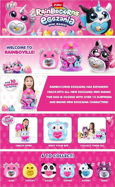 Immagine prodotto Zuru Eggzania Mini Mania Panda (23 cm)
