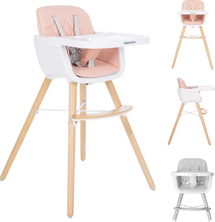 Actual product image Kikkaboo High chair 2 in 1 Woody (Highchair)
