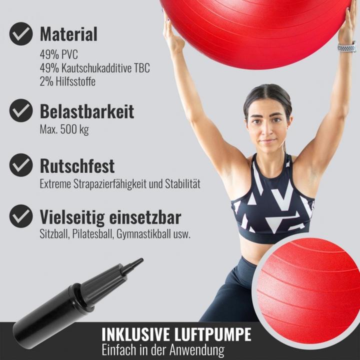 Image du produit Gorilla Sports Gymnastikball 355 (65 cm)