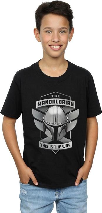 Image du produit Star Wars - T-shirt THE MANDALORIAN THIS IS THE WAY MANDO - Garçon (116)