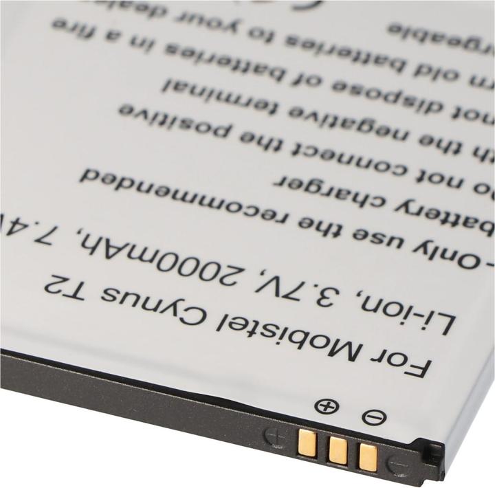 Produktbild AccuCell Akku MOBISTEL Cynus T2 Akku als Nachbau von passend für MT-9081W