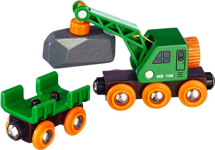 Produktbild Brio Kranwagen mit Anhänger