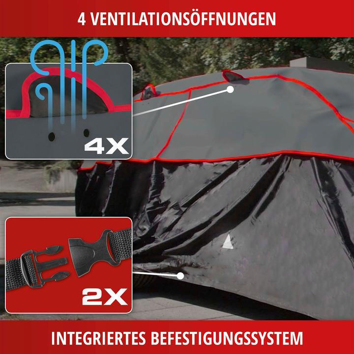 Actual product image Walser SUV hail protection tarpaulin Premium Hybrid